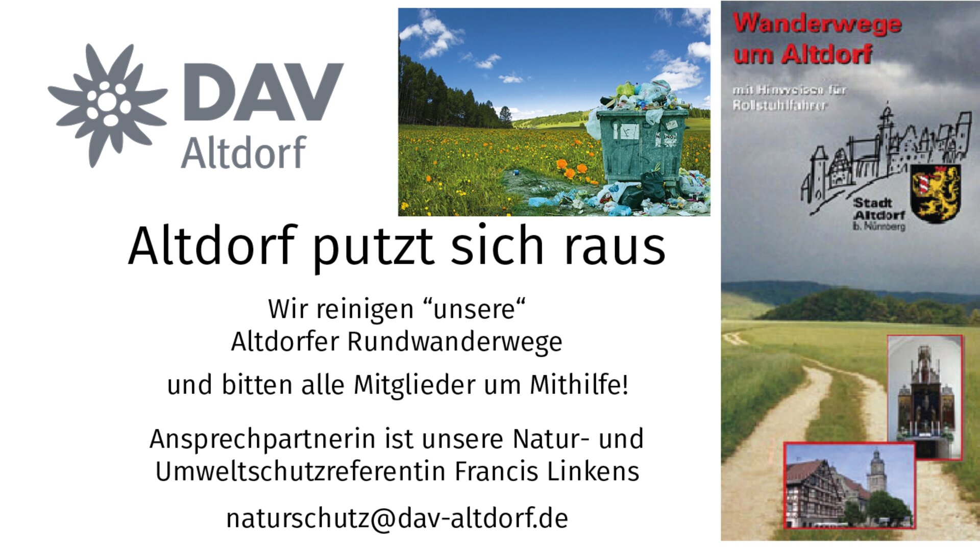 Altdorf putzt sich raus | © DAV Sektion Altdorf Altdorf putzt sich raus | © DAV Sektion Altdorf